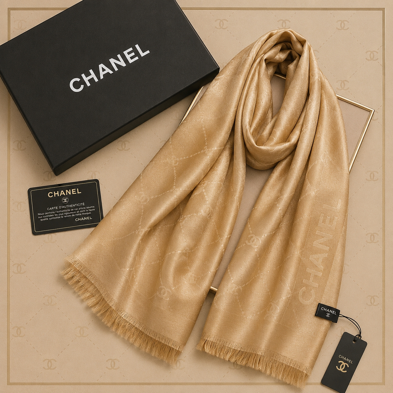 Lenço Xale Chanel