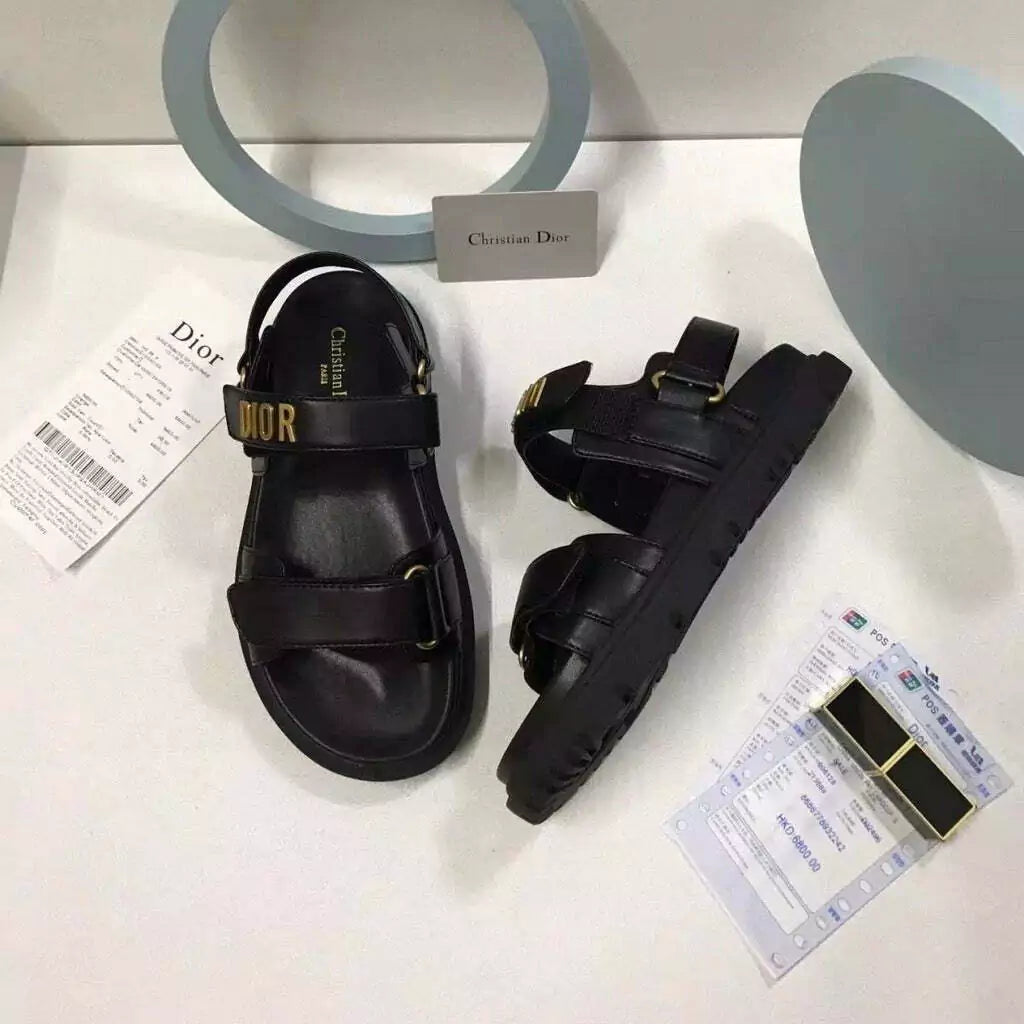 Sandália Papete Dior Addict Couro