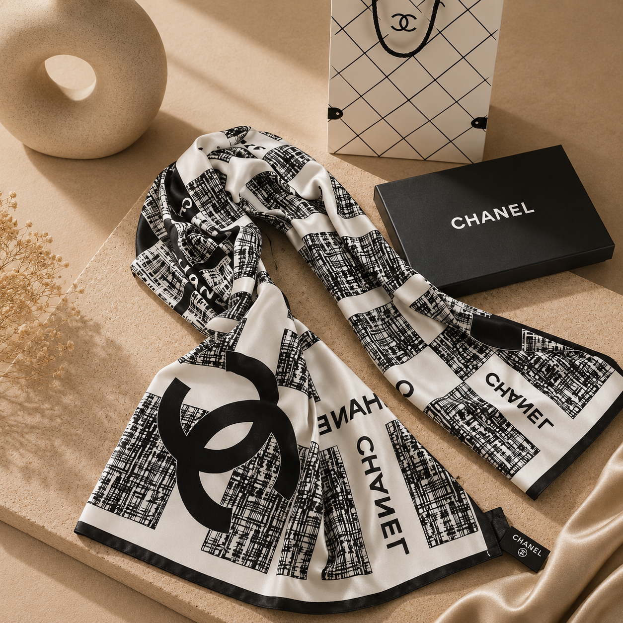 Lenço Xale Chanel