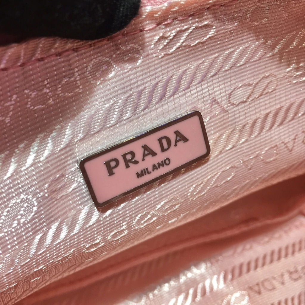 Bolsa mini em Re-Nylon Prada Re-Edition 2005 Pink - imagem 1