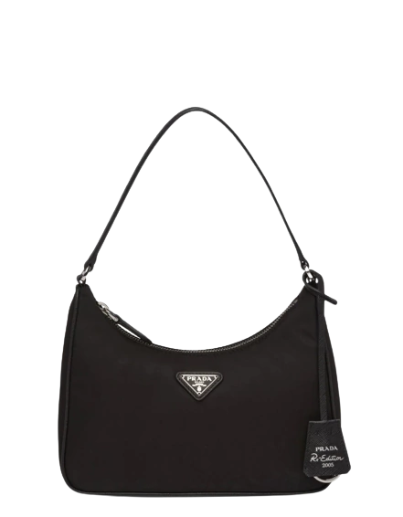 Bolsa mini em Re-Nylon Prada Re-Edition 2005 Preta