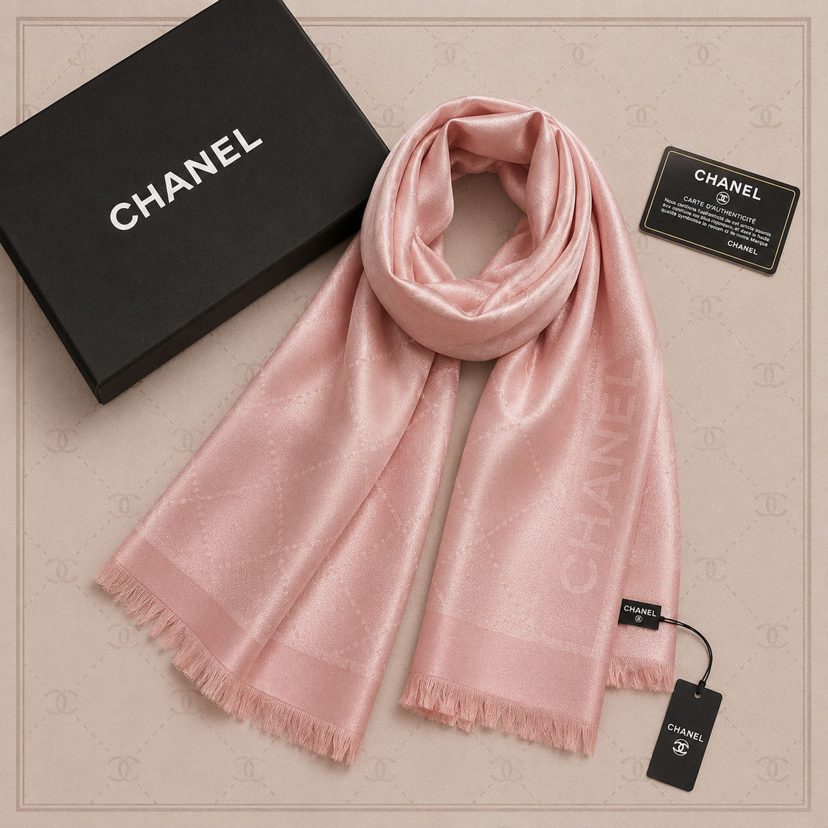 Lenço Xale Chanel - imagem 2