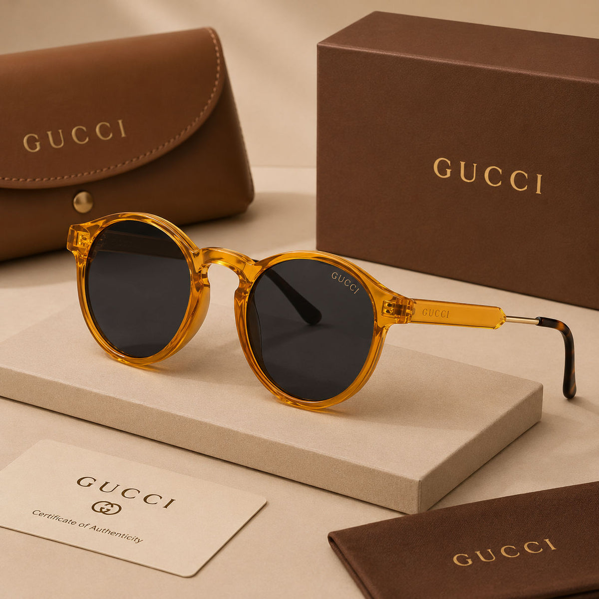 Óculos de sol retrô Gucci - imagem 4