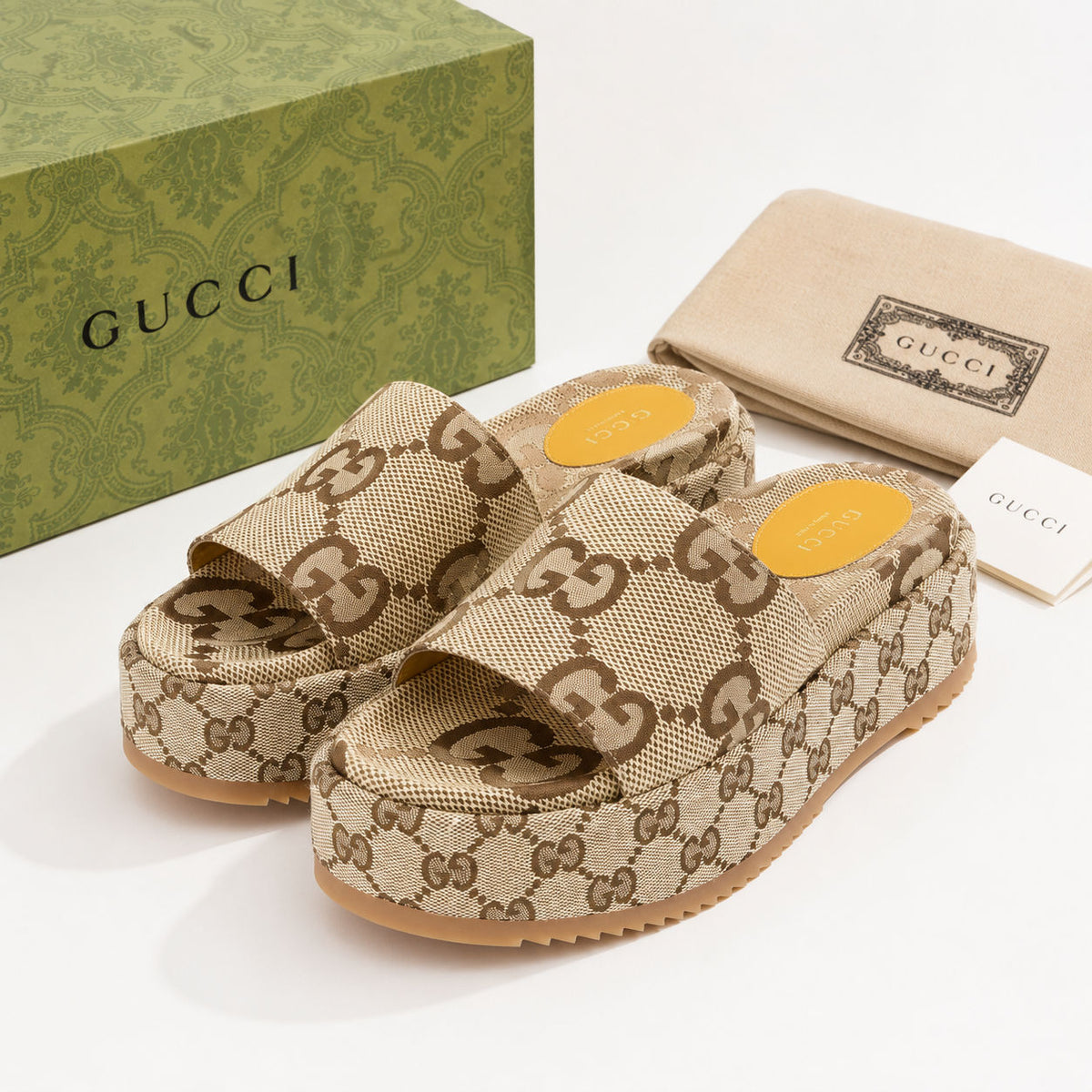 Sandália Gucci Angelina com Plataforma - imagem 1