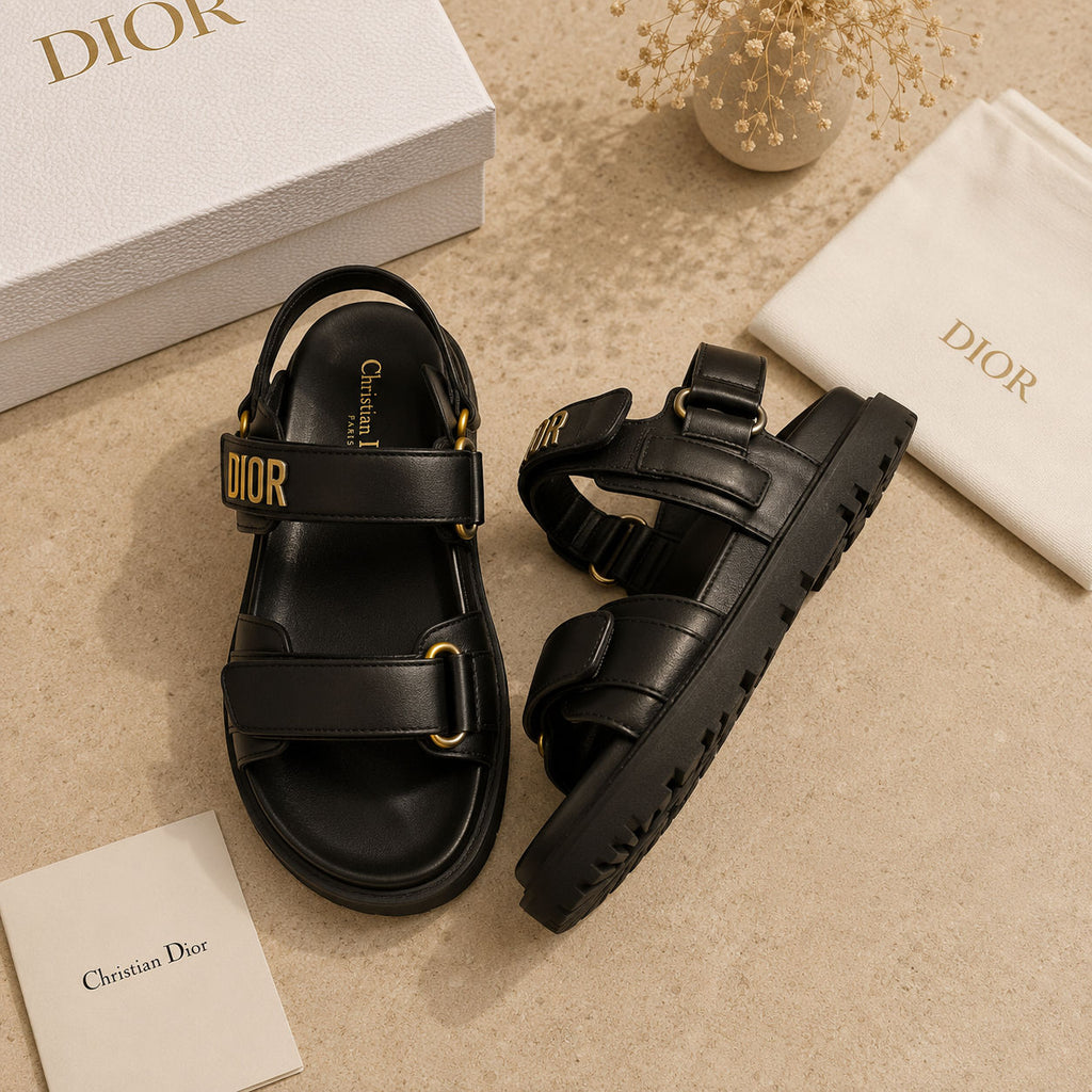 Sandália Papete Dior Addict Couro - imagem 1